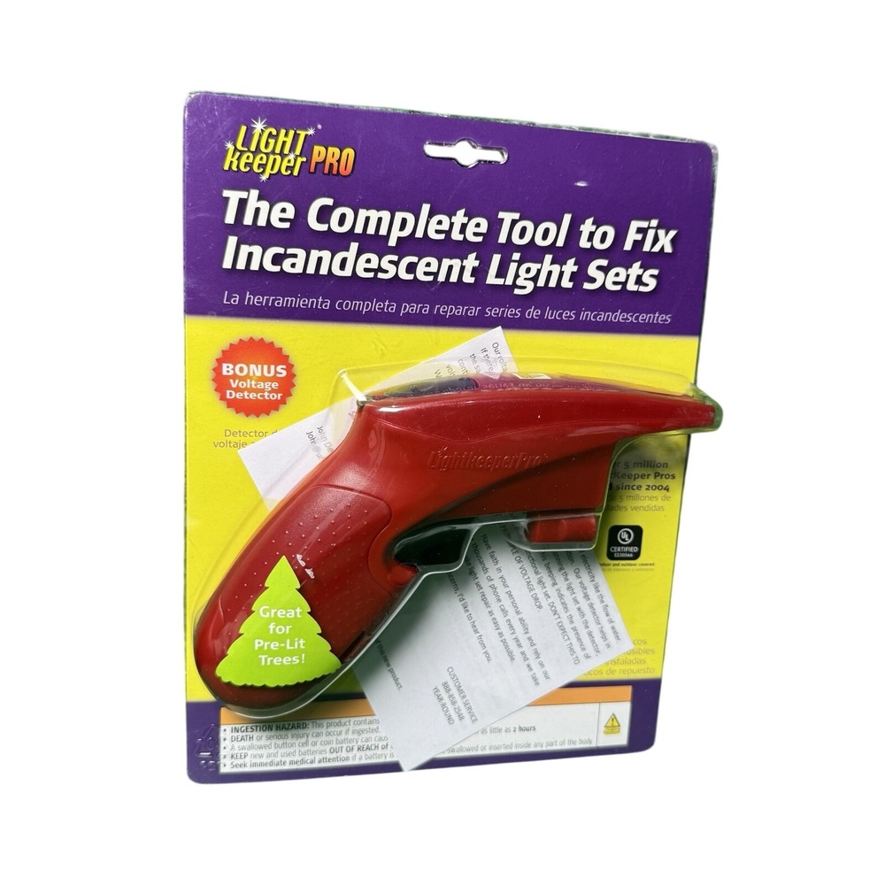 LightKeeper Pro Incandescent Light Set Repair Tool Kit with Voltage Detector